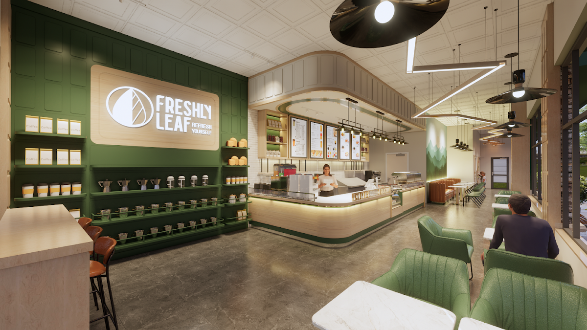 Freshly Leaf - Maple Grove logo