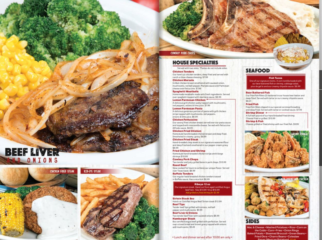 Thomas Restaurant Don Thomas Restaurant  Menu - American Menu in Pryor, OK