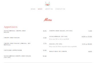 Guadalajara Grill Guadalajara Grill Menu - American Menu in Taos, NM