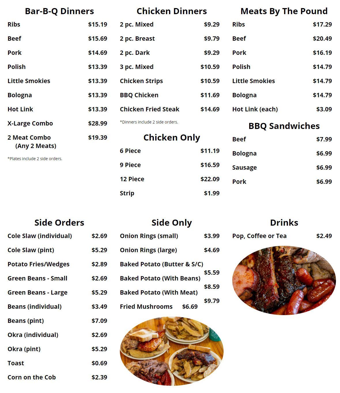 JL's Barbeque JLs Barbeque Menu - BBQ Menu in Pryor, OK