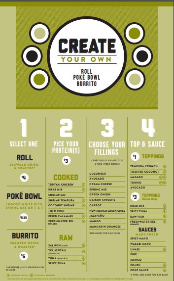 Sushi Freak Las Cruces Telshor Sushi Freak Menu - American Menu in Las Cruces, NM