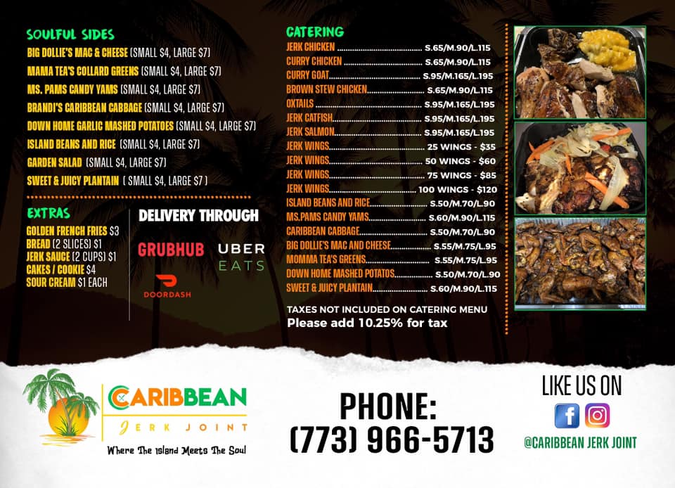 Caribbean Jerk Joint - Stony Caribbean Jerk Joint - Stony General Menu - Jerk Joint Menu in Chicago, IL