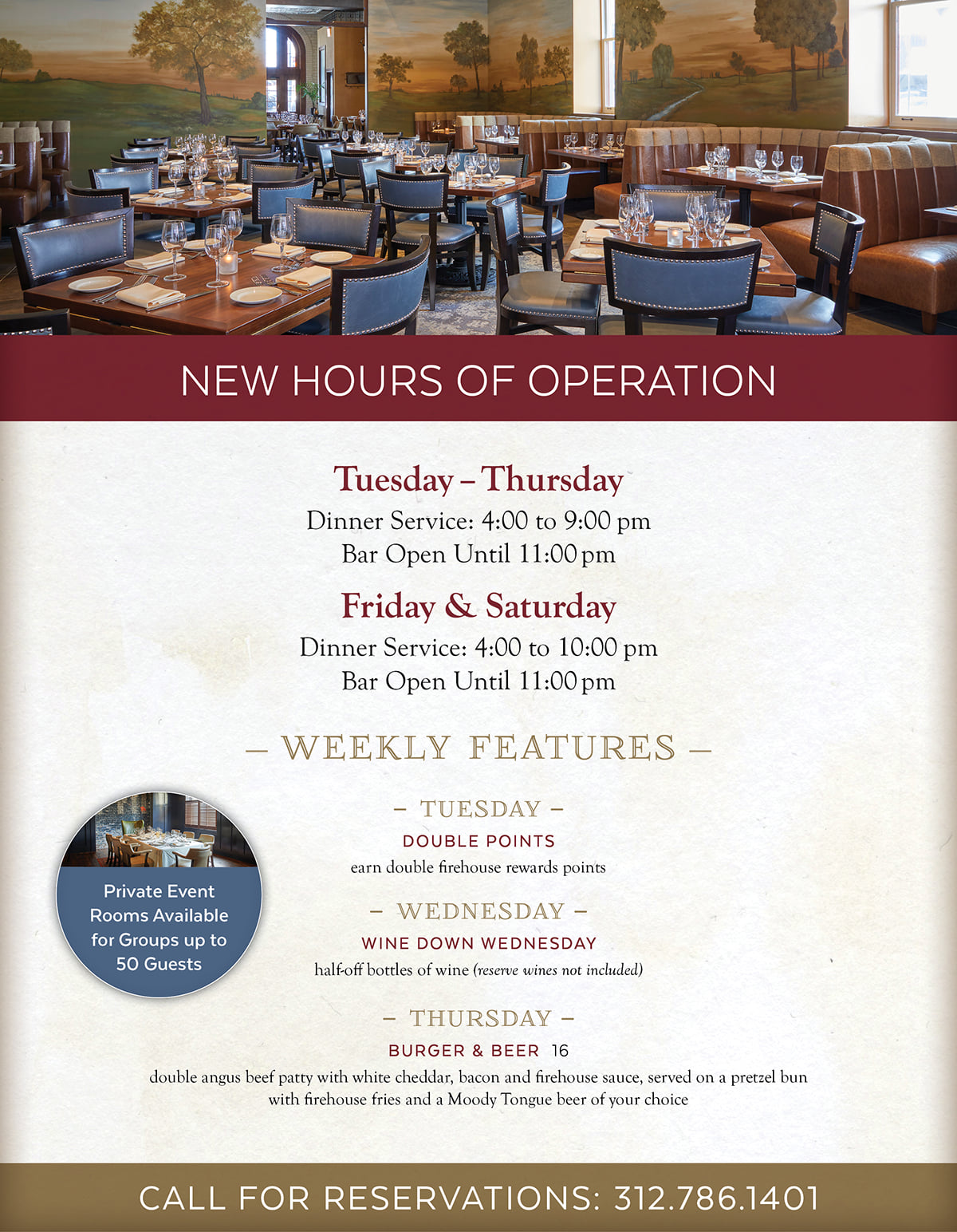 The Chicago Firehouse Restaurant The Chicago Firehouse Restaurant General Menu - Bar & Grill Menu in Chicago, IL