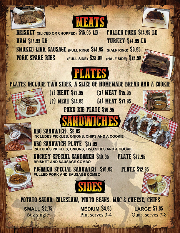 Watson's BBQ Watsons BBQ Menu - American Menu in Tucumcari, NM