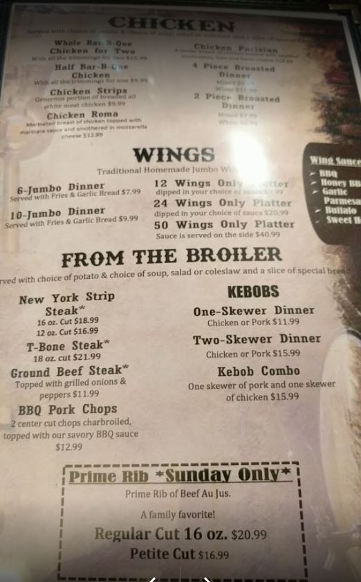 Westpoint Bbq Westpoint Bbq General Menu - BBQ Menu in Dearborn, MI