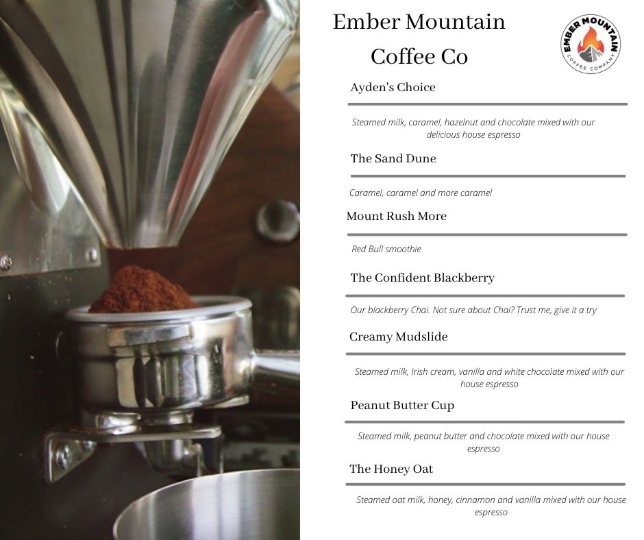 Ember Mountain Coffee Co Ember Mountain Coffee Co General Menu - Cafe Menu in Pea Ridge, AR