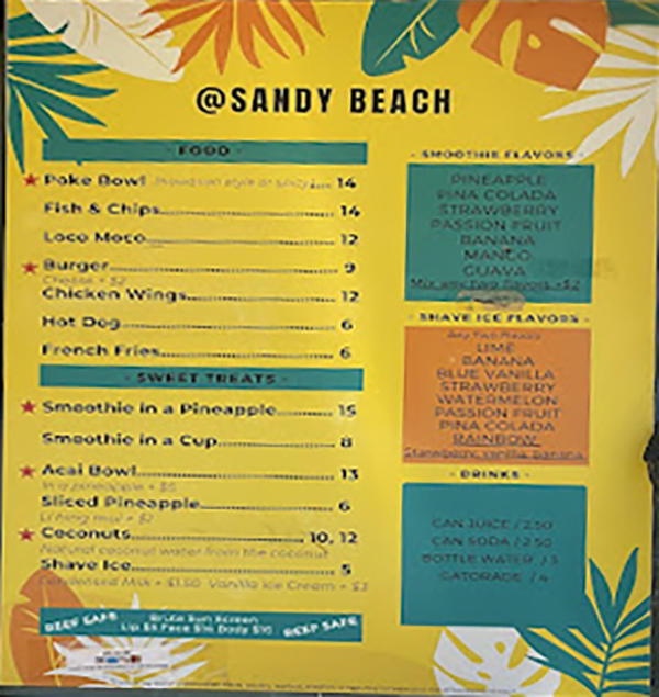 Full Menu
