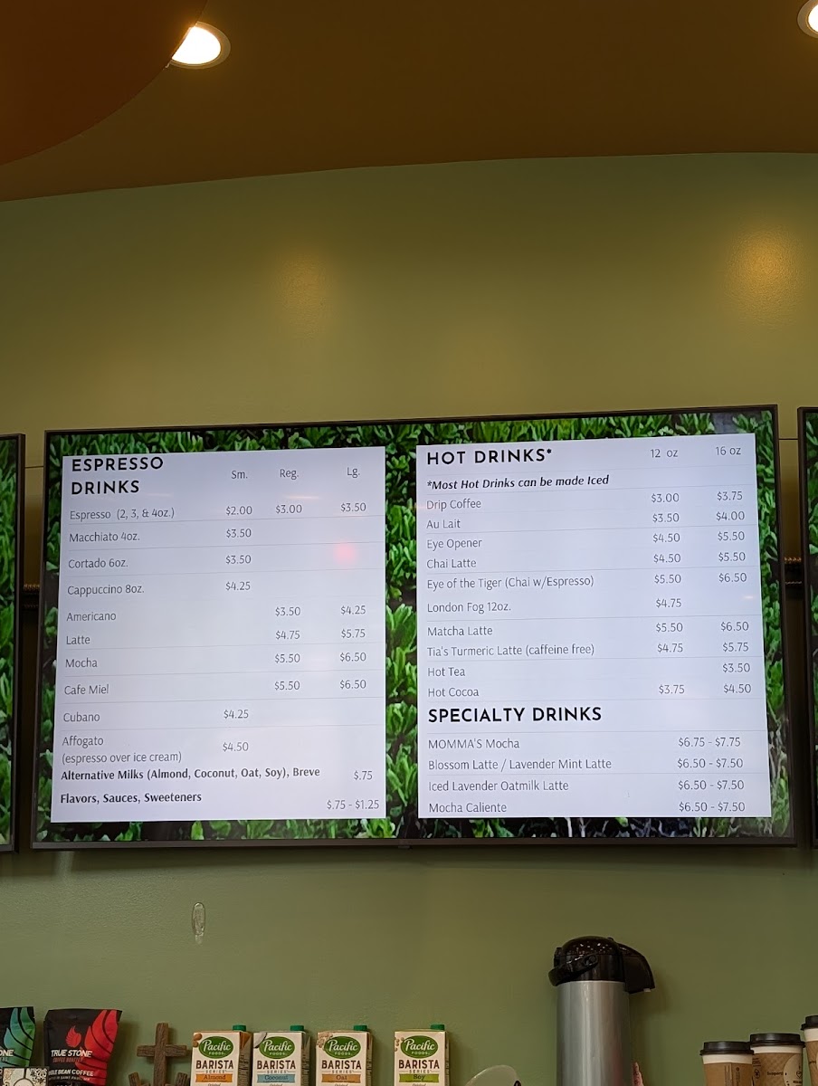 Mocha Momma's Coffee Mocha Momma's Coffee General Menu - Cafe Menu in Minneapolis, MN