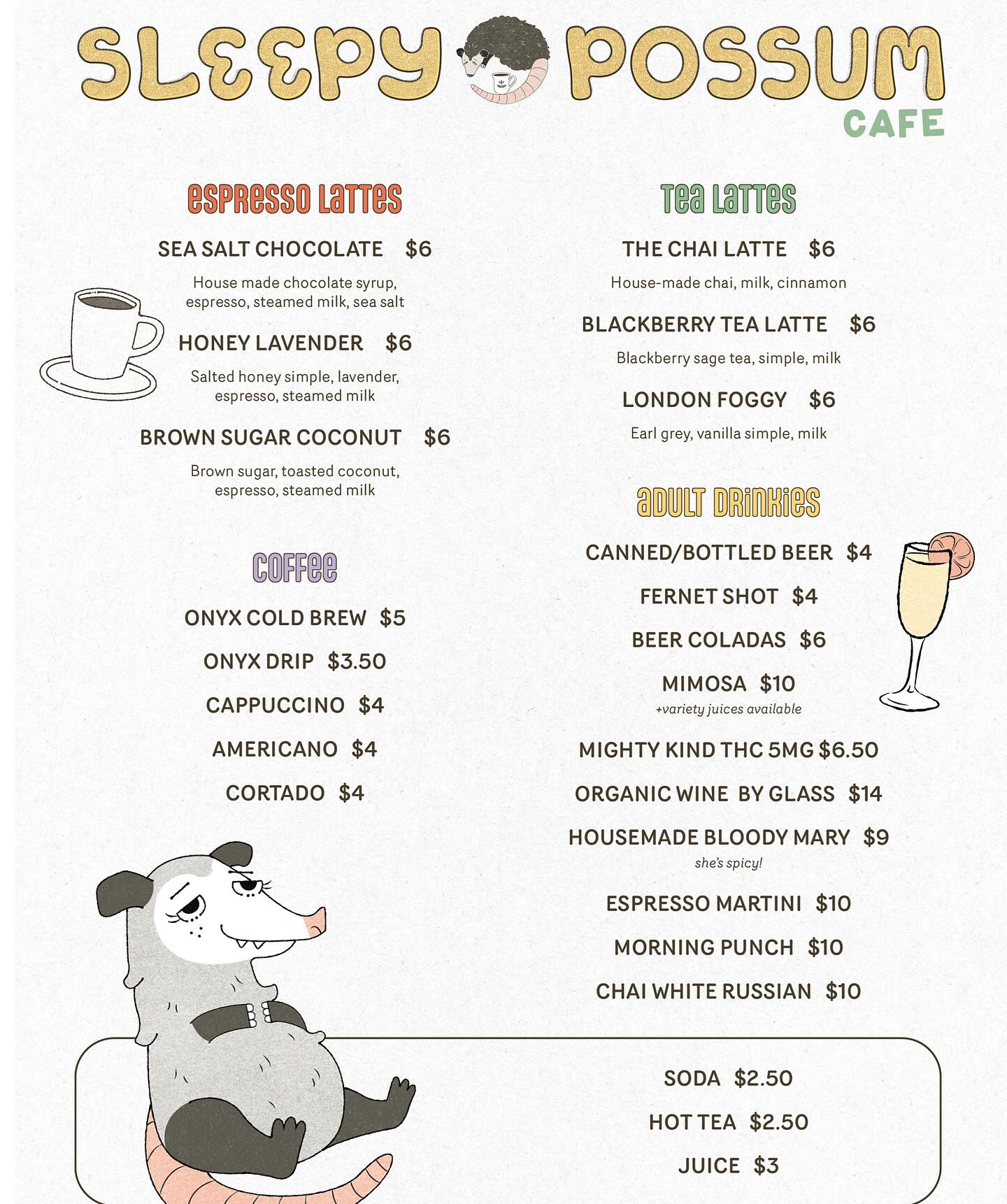 General Menu