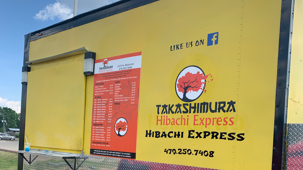 Takashimura Hibachi Pea Ridge Takashimura Hibachi Pea Ridge General Menu - Japanese Menu in Pea Ridge, AR