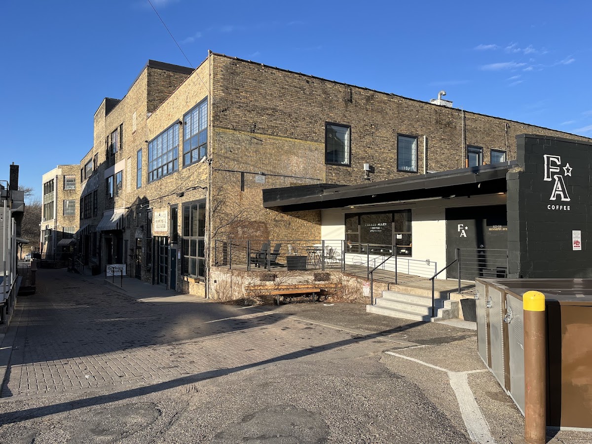 Fawkes Alley Coffee Exterior Photo - Fawkes Alley Coffee Cafe in Minneapolis, MN