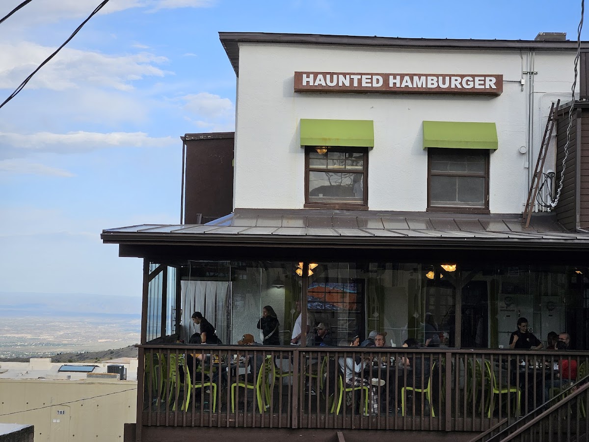 Haunted Hamburger Exterior Photo - Haunted Hamburger American in Jerome, AZ