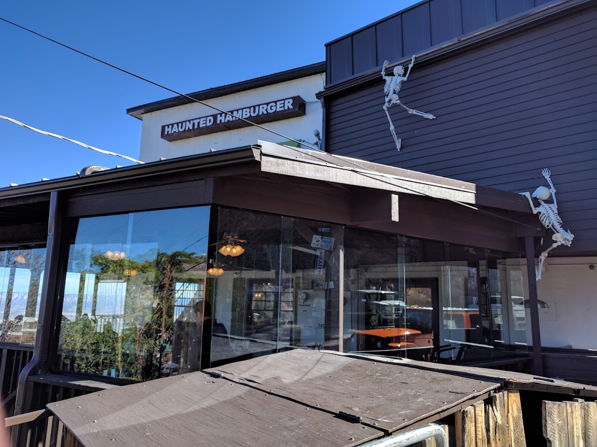 Haunted Hamburger Exterior Photo - Haunted Hamburger American in Jerome, AZ